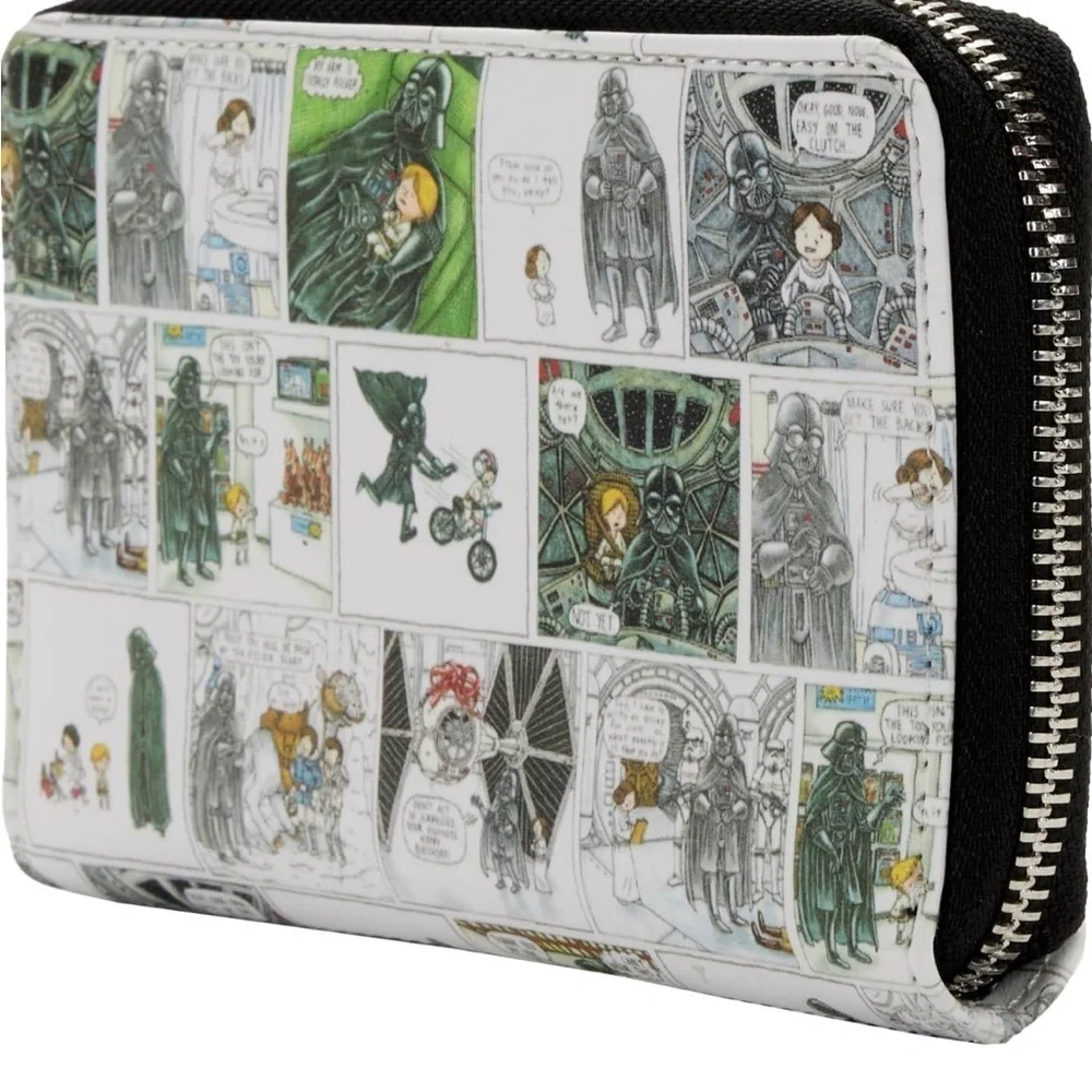 NWT Loungefly Star Wars Vaders I AM Your Fathers Day Zip Around Wallet​​​​​​